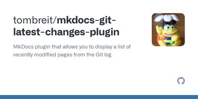 mkdocs-git-latest-changes-plugin